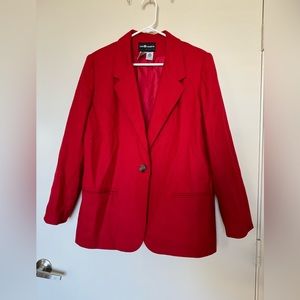 Red Tweed Blazer